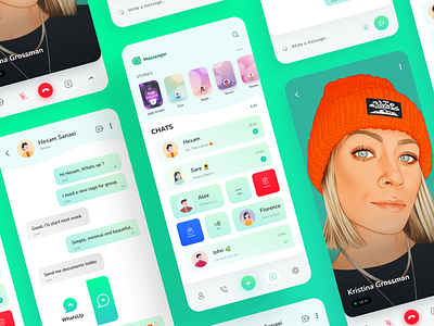 WhatsApp redesign concept app design ui ux