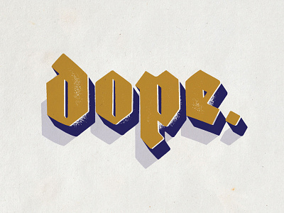 dopppe blackletter lettering typography