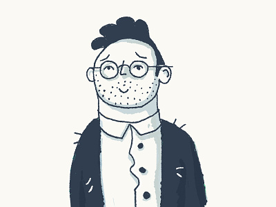 Scritchy Sweater glasses illustration sweater