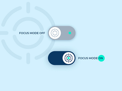 On/Off Switch (UI challenge #015) 015 dailyui design focusmode onoff switch ui uichallenge ux