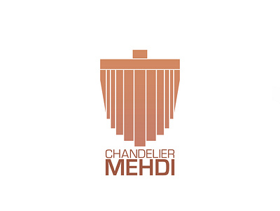 Logo design and visual identity "Mehdi Chandelier" graphic design illustration logo photoshap visual identity