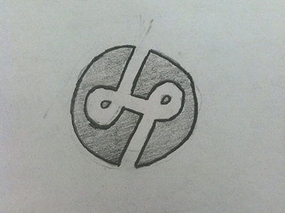 Logo logo paper pencil sketch