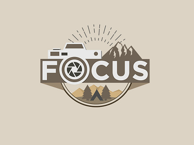 Focus contest logo event logo focus graphic graphic design logo photo photography photography contest rustic