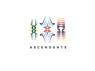 Ascendants abstract ascendants emblem pattern shapes tribe