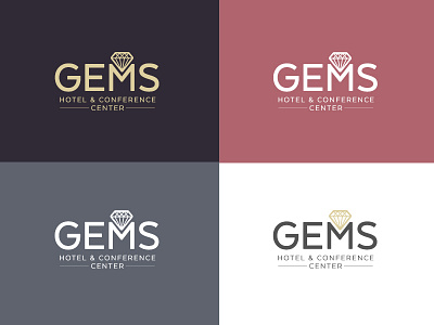Gems Hotel & Conference Center branding conference gems hotel identity logo logo mark