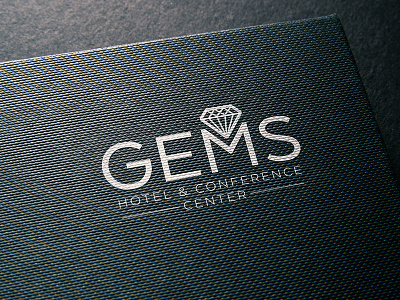 Gems Hotel & Conference Center mockup branding conference gems hotel identity logo logo mark