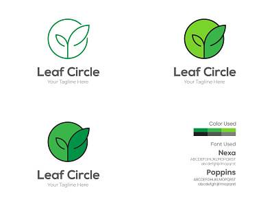 Leaf Circle Logo Design