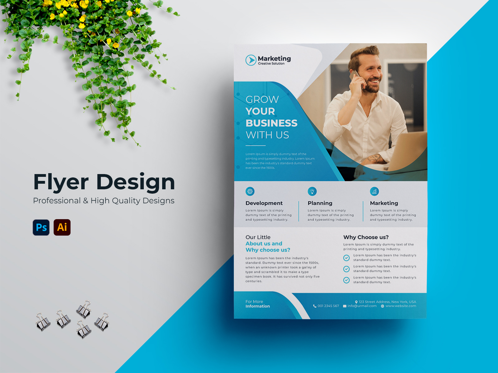 Flyer Design by Graphxistix on Dribbble