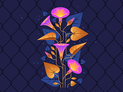 Geometric flowers