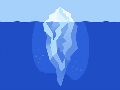 Tip of the iceberg cold ice iceberg ocean shark water