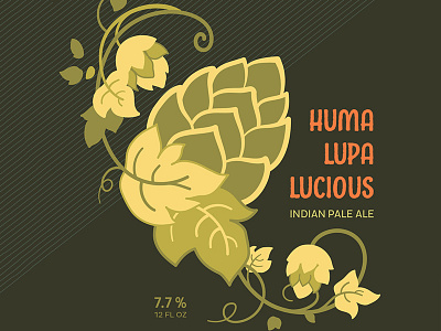 Beer Label beer hops ipa label packaging