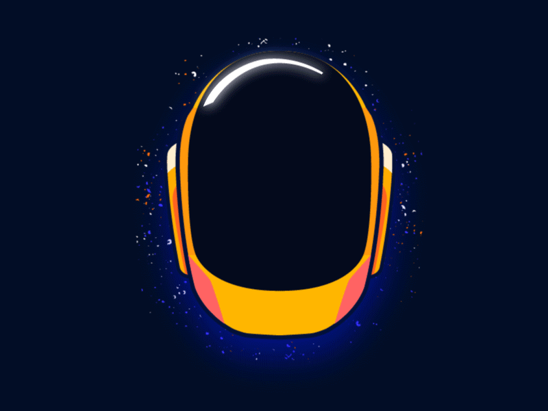 Daft Punk in action color daftpunk electronic gif music shot