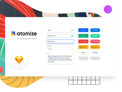 🔶Atomize 3.0 Demo 🔷 atomize demo design designsystem framework free sketch symbols ui