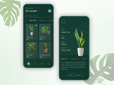 Plant shop app