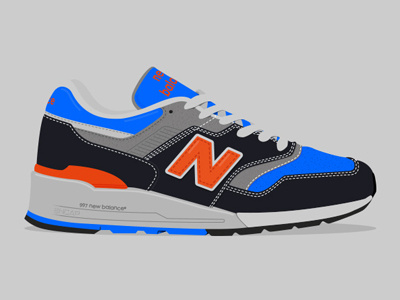 New Balance shoe illustration illustrator shoe vctoriel vector