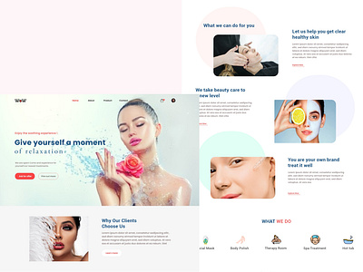 SPA Landing Page