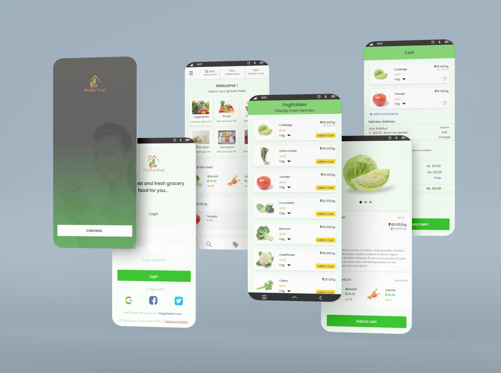 VEGETABLE APP by PRIYANKA BALONI on Dribbble