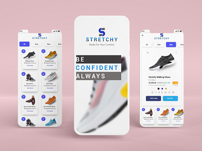 SHOES APP application mobile app shoes uiux design