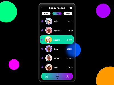 Leaderboard design ui ux