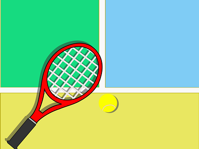 Tennis ball illustration tennis tennis court tennis racket