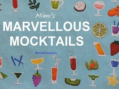 Marvellous Mocktails alcohol book cover cocktail fruit glass illustration non alcoholic