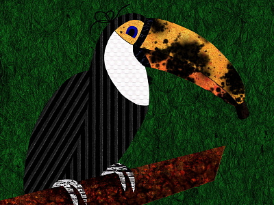 Banana Bill beak bird carnival disguise fancy dress illustration jungle toucan
