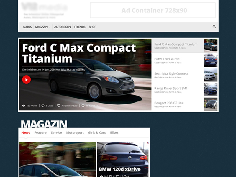 Video News videoplayer blog news newssite video car