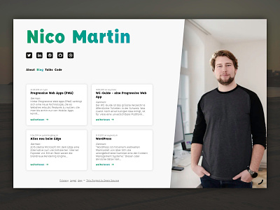 nico.dev interaction design portfolio portfolio page webdesign webdesigner