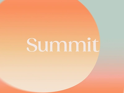 Shopify Summit 2022 animation brand design brand identity branding cinemagraphs conference digital gradient graphic design illustration motion design motion graphics summit typography virtual