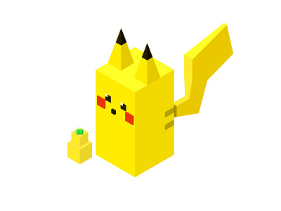 Pikachu and Sitrus Berry