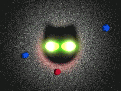 Cat Planet aftereffect cat character concept creative element gif light noise planet