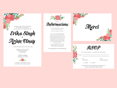 Floral Wedding Invitation