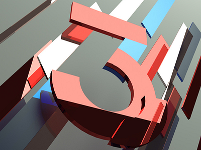 3 3d blender 3d countdown creative design design digital design graphic design motion graphics numerals three typography