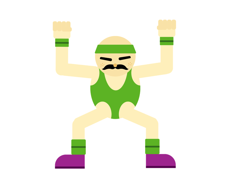 Gym Man after affects design digital design graphic design graphic designer illustration illustrator motion design motion graphics ui ux vector