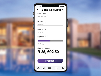 Bond Calculations app design digital design graphic design ui ux vector web design