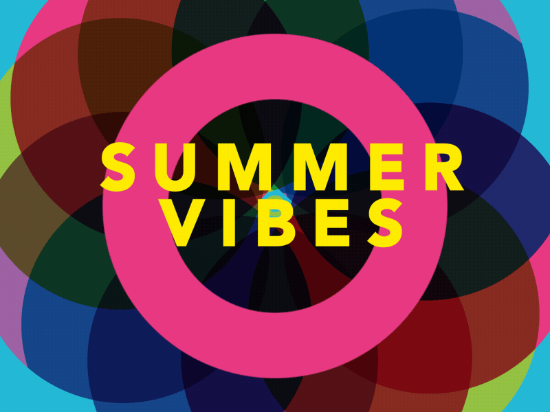 Summer Vibes after circles colourful colours effects funky minimal shapes summer vibes