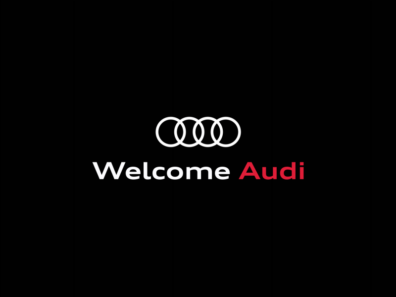 Welcome Audi animation audi brand cars circles client minimal simple volkswagen