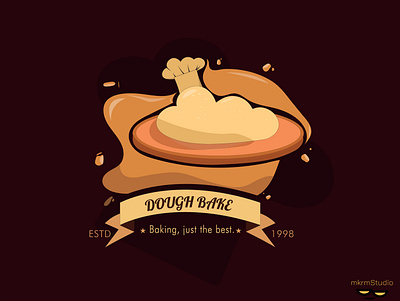 Animated Mascot Baking Logo Vector by @mkrmStudio design graphic design illustration logo mascot vector