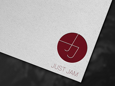 JUST JAM logo Mockup design by @mkrmStudio branding design graphic design illustration lettering logo typography vector