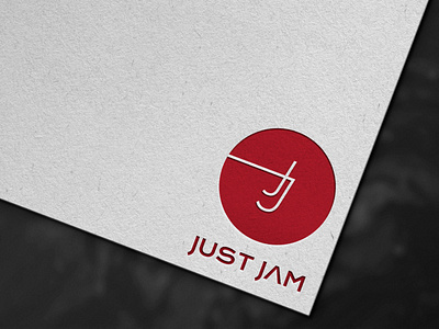 JUST JAM logo Mockup design by @mkrmStudio branding design graphic design illustration lettering logo typography vector