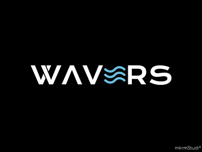 WAVERS Typographic logo design by @mkrmStudio branding design graphic design illustration logo typography vector wavers