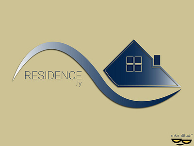 RESIDENCE.ly logo design by @mkrmStudio