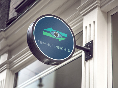 FINANCE INSIGHTS Wall Mounted logo design by @mkrmStudio