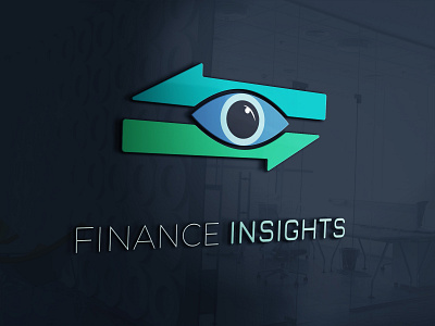 FINANCE INSIGHTS 3D logo design by @mkrmStudio 3d branding design finance graphic design illustration logo vector