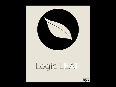 LOGIC LEAF flat logo design by @mkrmStudio branding design flat graphic design illustration logo vector