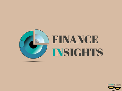 FINANCE INSIGHTS logo design by @mkrmStudio