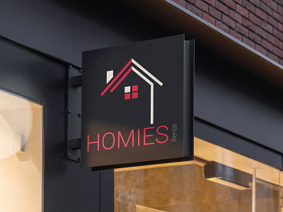 HOMIES RENTAL outdoor sign by @mkrmStudio design graphic design illustration logo outdoor vector