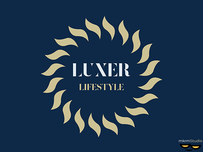 LUXER LIFESTYLE Luxury logo by @mkrmStudio