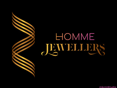 L HOMME JEWELLERS luxury logo design by @mkrmStudio branding design graphic design illustration logo