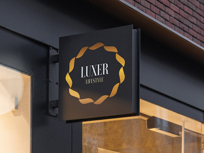 LUXER LIFESTYLE luxury outdoor design by @mkrmStudio branding design graphic design illustration logo vector